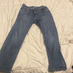Wrangler Boy’s Blue classic Straight Jeans Size 14